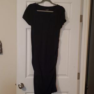 Black maternity dress